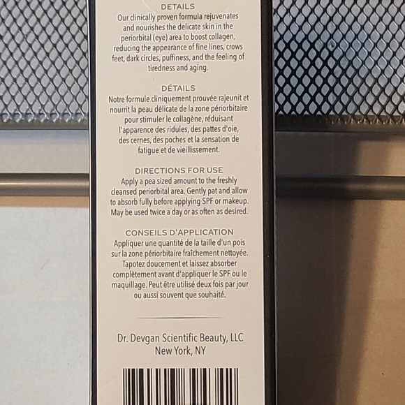 Dr. Lara Devgan Peptide Eye Creme NIB .53 Oz/15 G - Picture 6 of 8